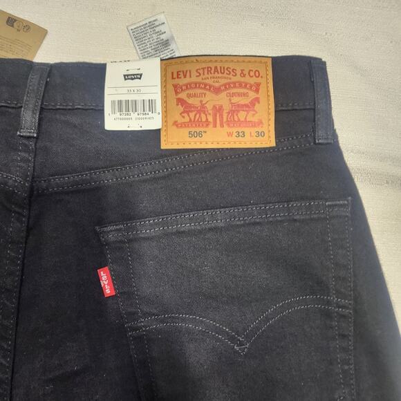 Levi's flex 506 comfort straight waist 33'' length 30'' men's - Picture 6 of 10